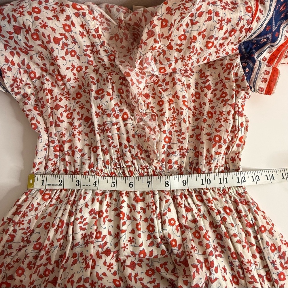 Trovata Birds of Paradis Marcella Mini Dress Red Ivy XS - Picture 11 of 11